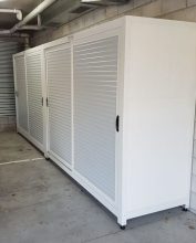 Car park storage lockers